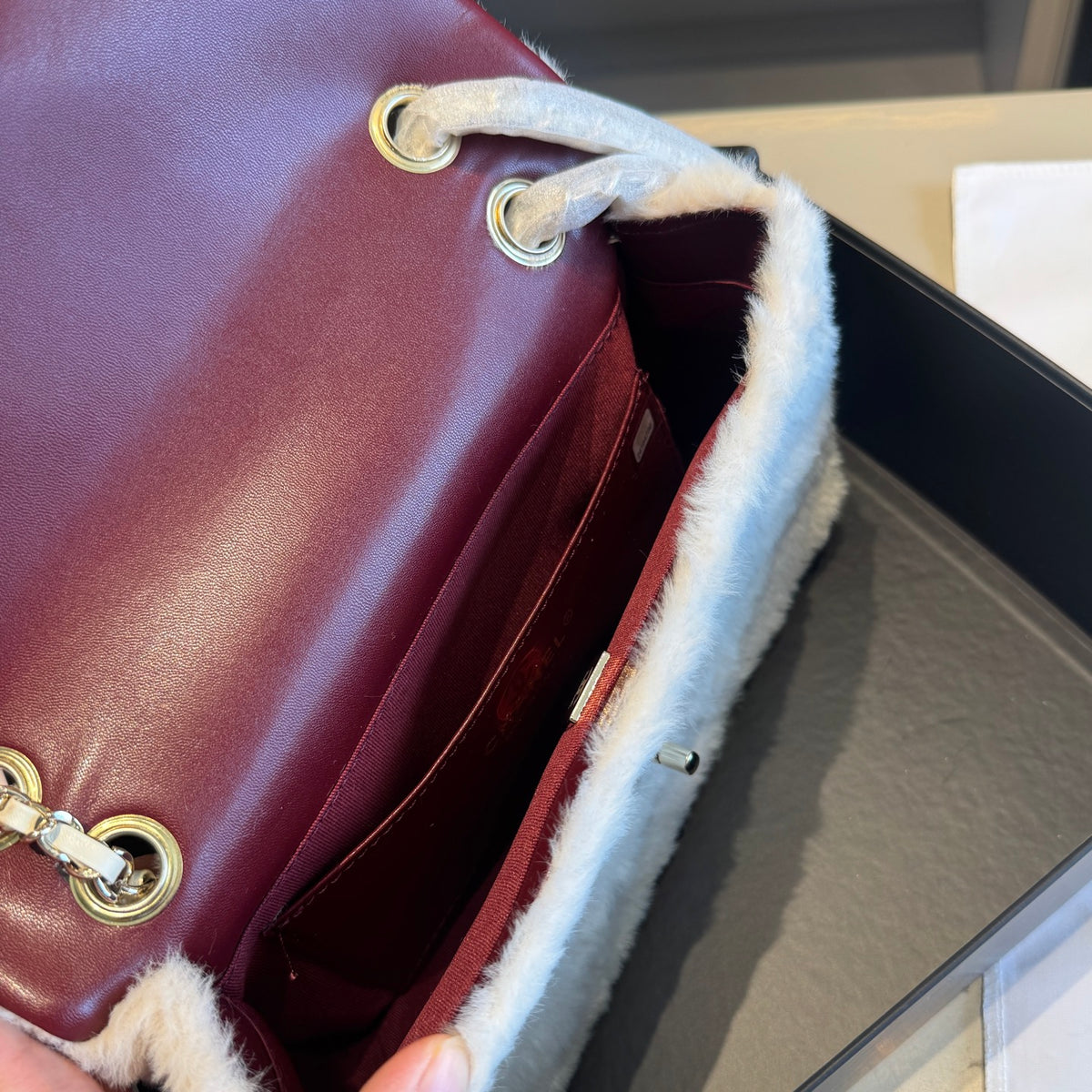 Plush Flap Shoulder Bag — view 1