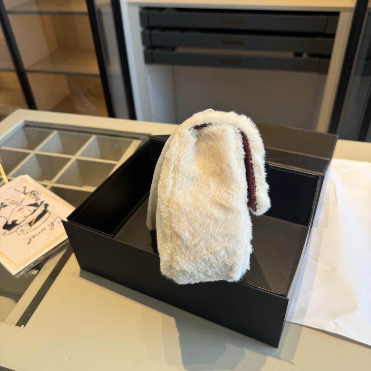 Plush Flap Shoulder Bag — view 2