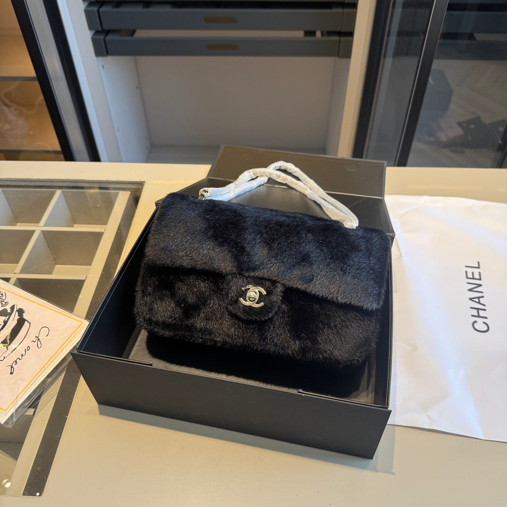Plush Flap Shoulder Bag — view 9