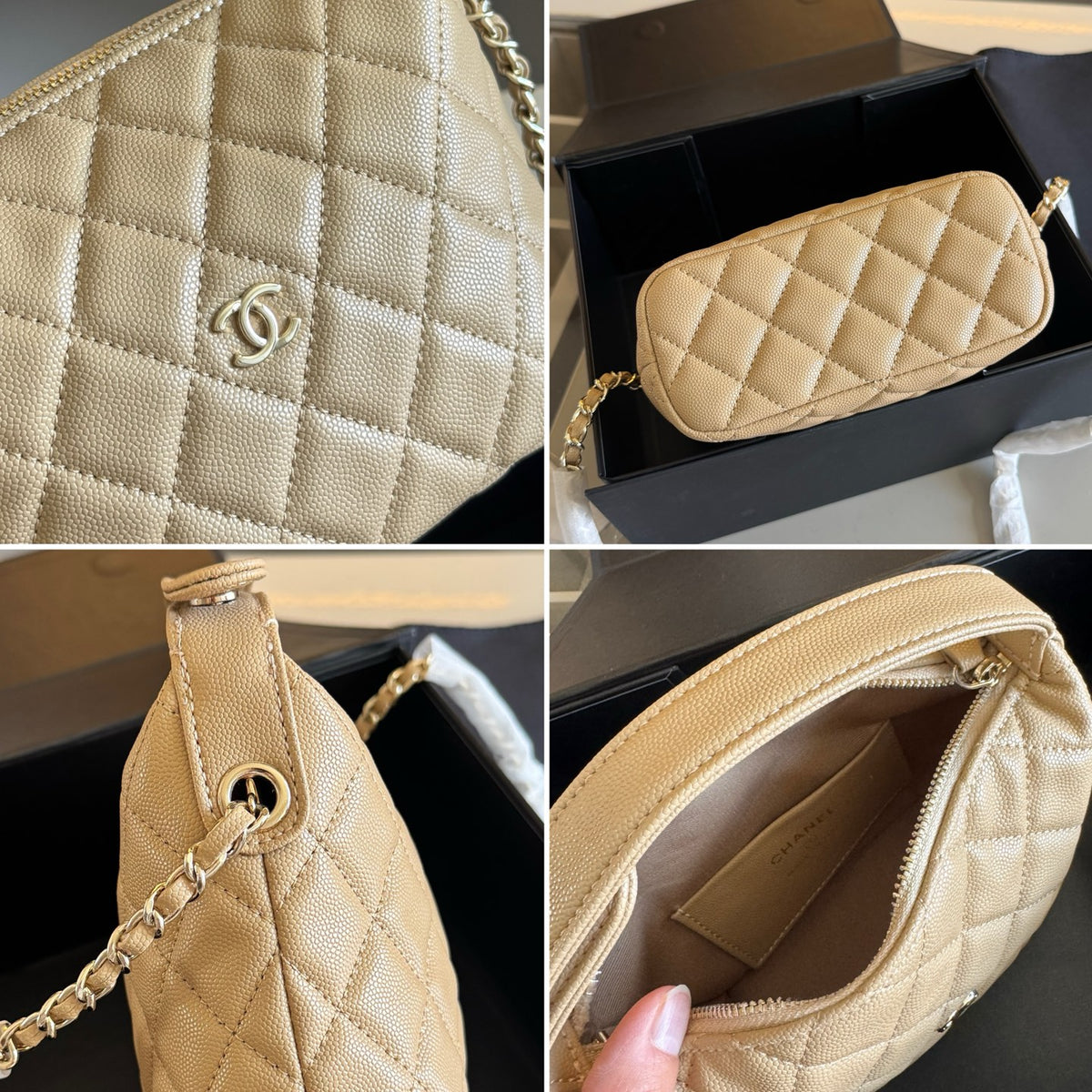 Quilted Mini Lunchbox Crossbody Bag — view 9