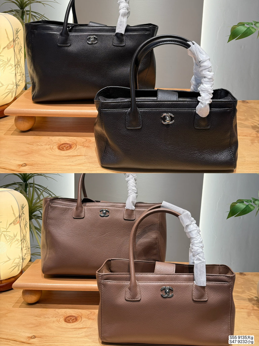 Textured Top-Handle Tote with Matching Pouch — view 10