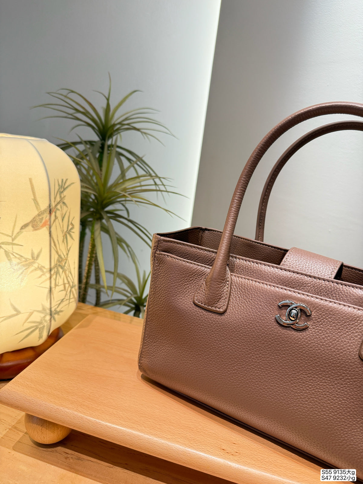 Textured Top-Handle Tote with Matching Pouch — view 4