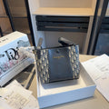 Monogram-Side Bucket Bag with Wide Strap — view 8