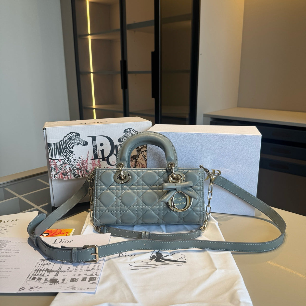 Quilted Horizontal Top-Handle Bag — view 3