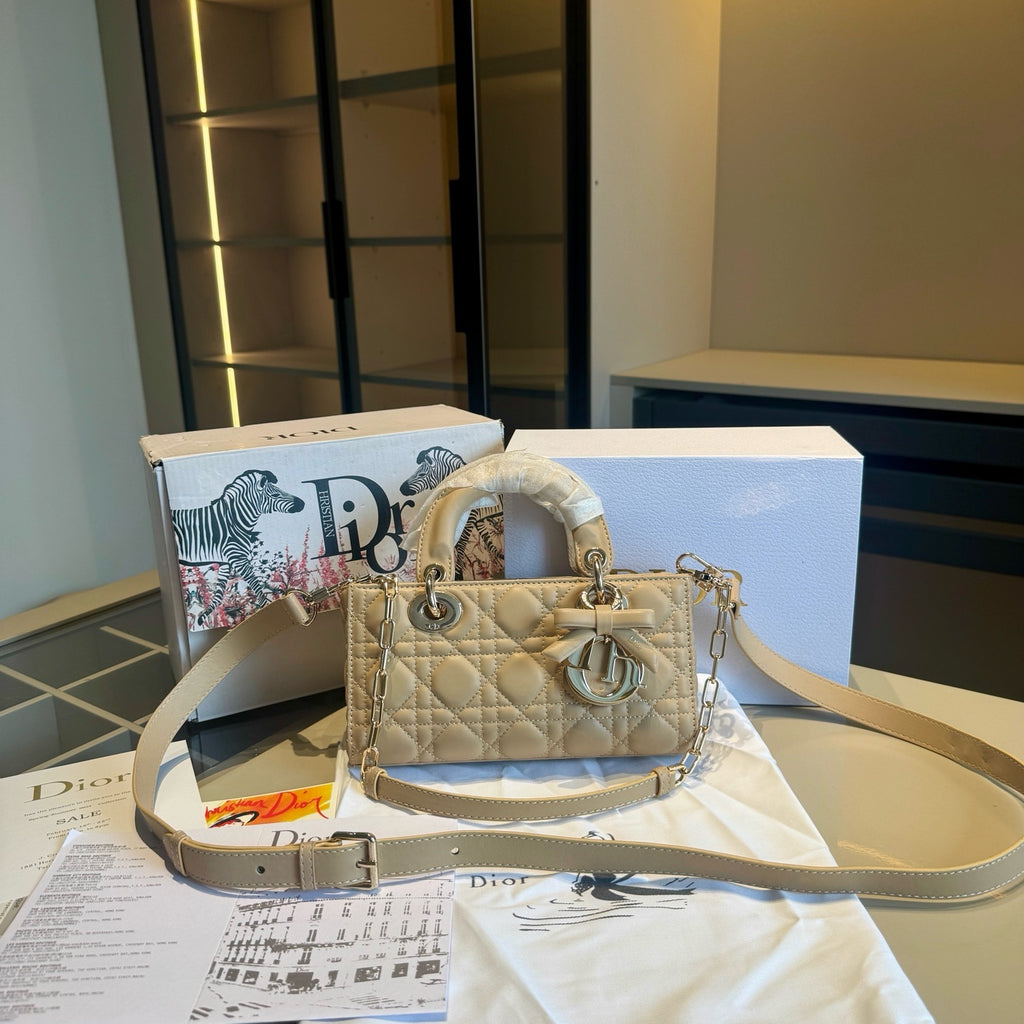 Quilted Horizontal Top-Handle Bag — view 9