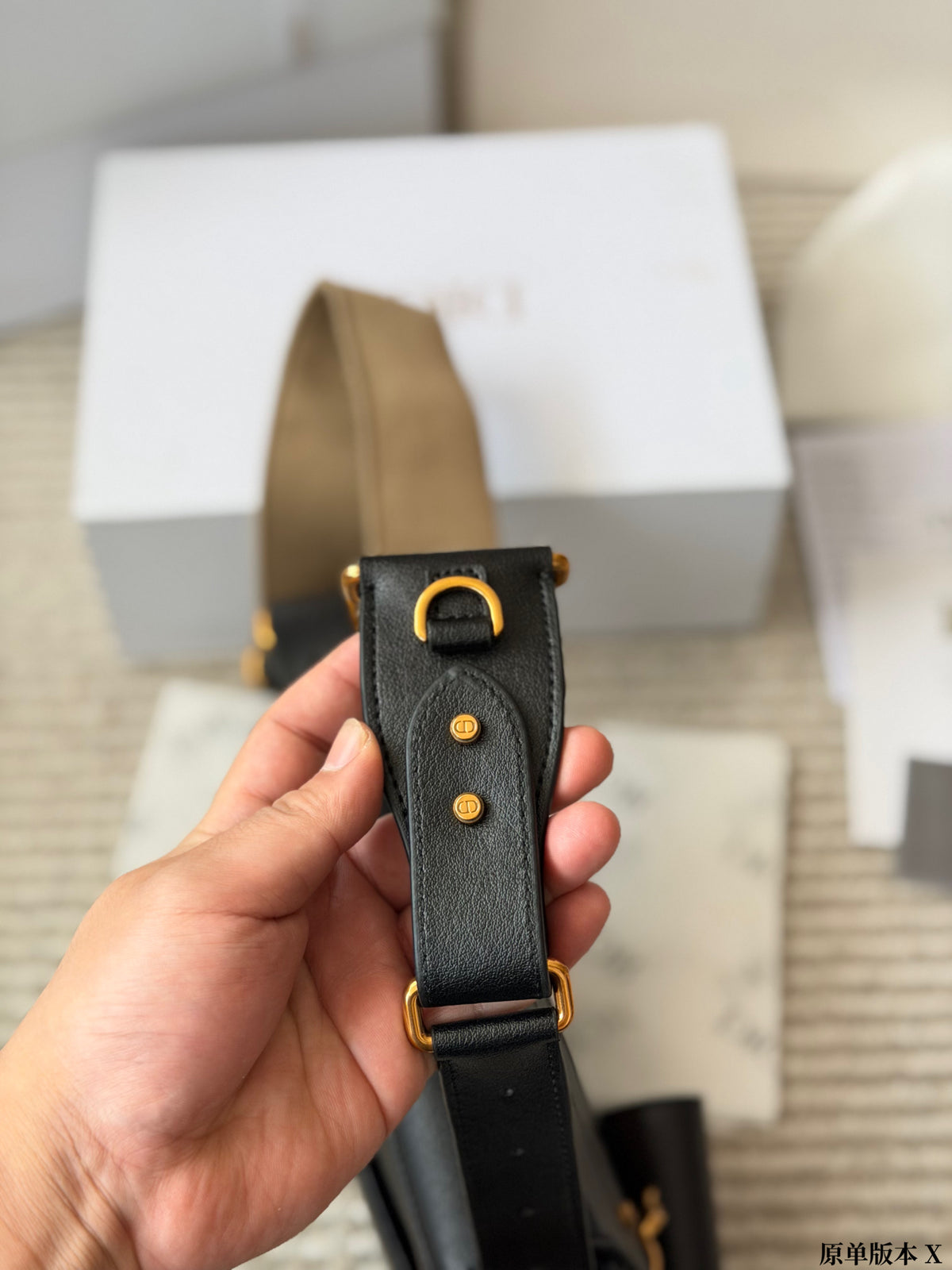 Black Saddle Bag with Card Pouch — view 3