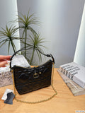 Quilted Mini Hobo with Chain Strap — view 1