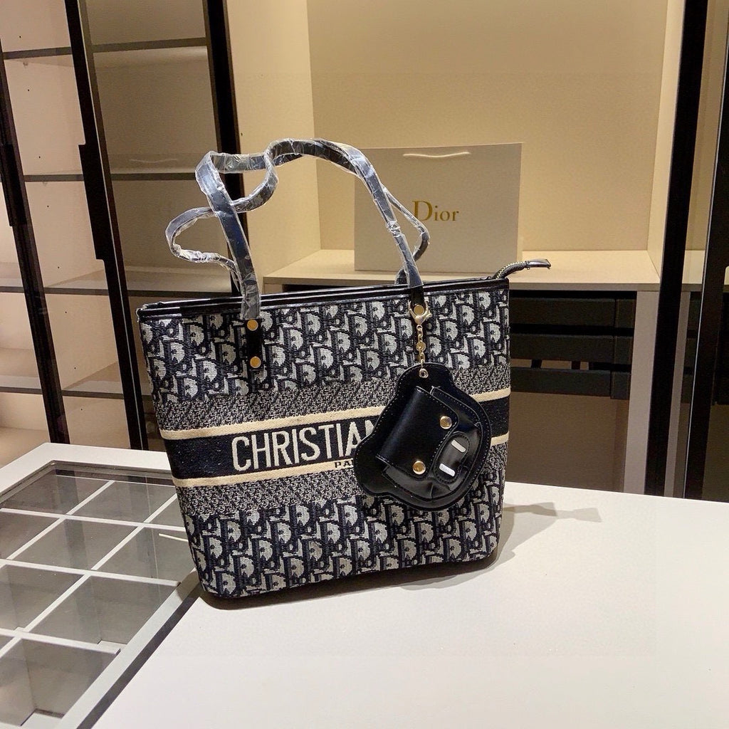 Monogram Tote and Round Crossbody Three-Piece Set — view 1