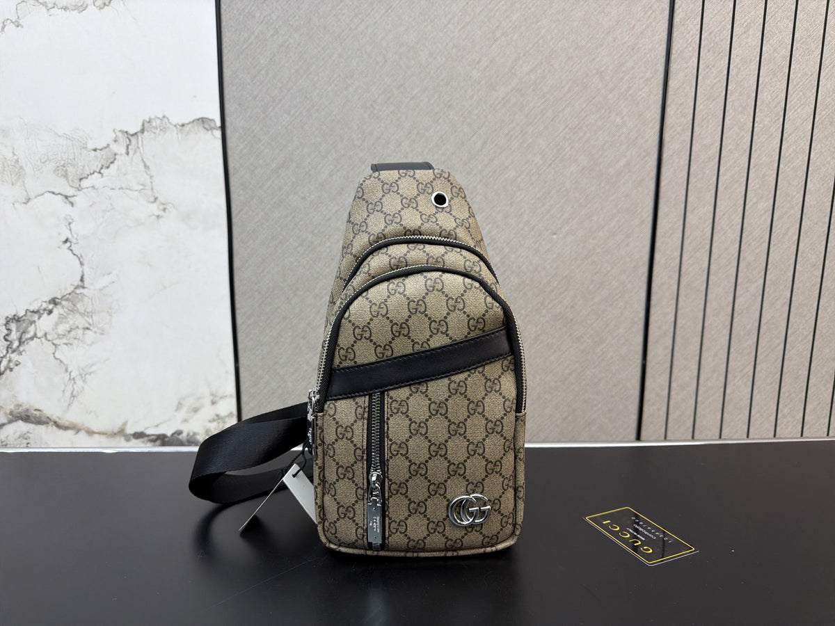 Monogram Sling Bag with Double Zip — view 1