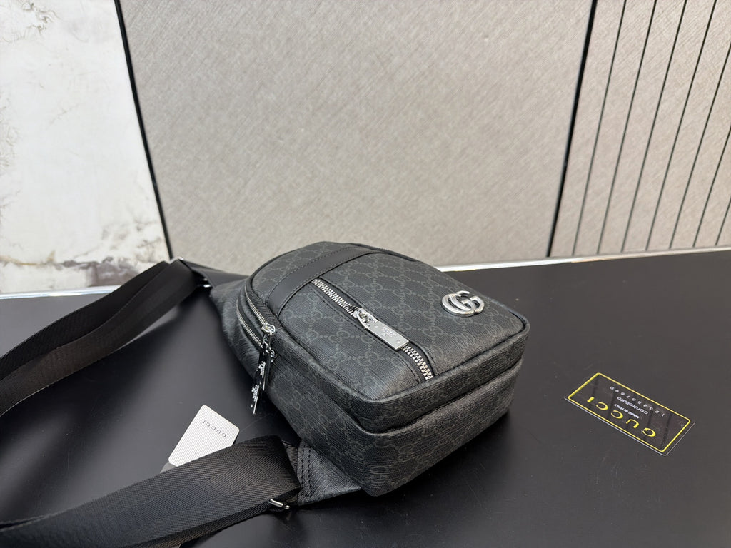Monogram Sling Bag with Double Zip — view 6