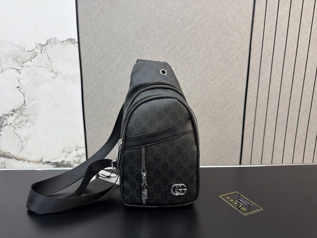 Monogram Sling Bag with Double Zip — view 8