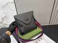 Monogram Envelope Crossbody with Striped Strap — view 4