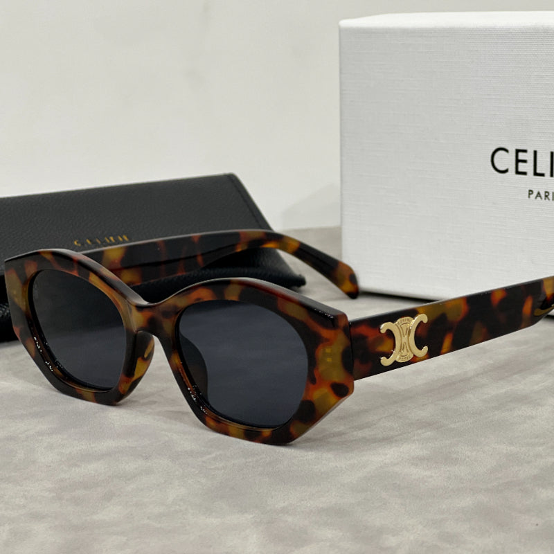 Gafas de sol de montura gruesa cuadradas con bordes redondeados
