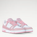 Zapatillas bajas rosas y blancas