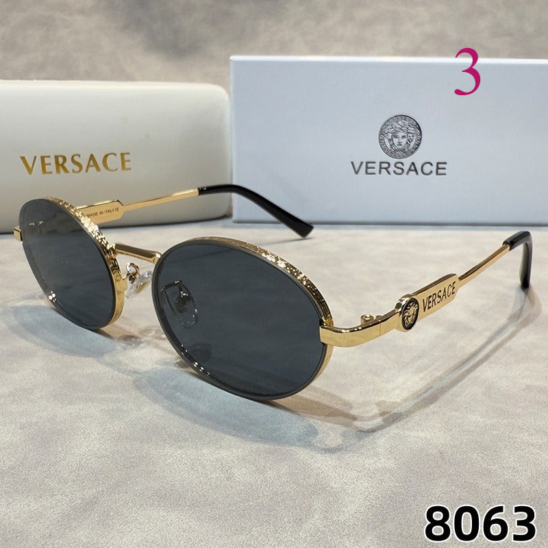 Oval Aviator Sunglasses with Slim Metal Frames