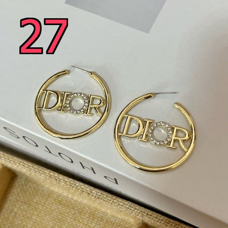 Pendientes de botón, de aro y colgantes de aleación - Colección 1