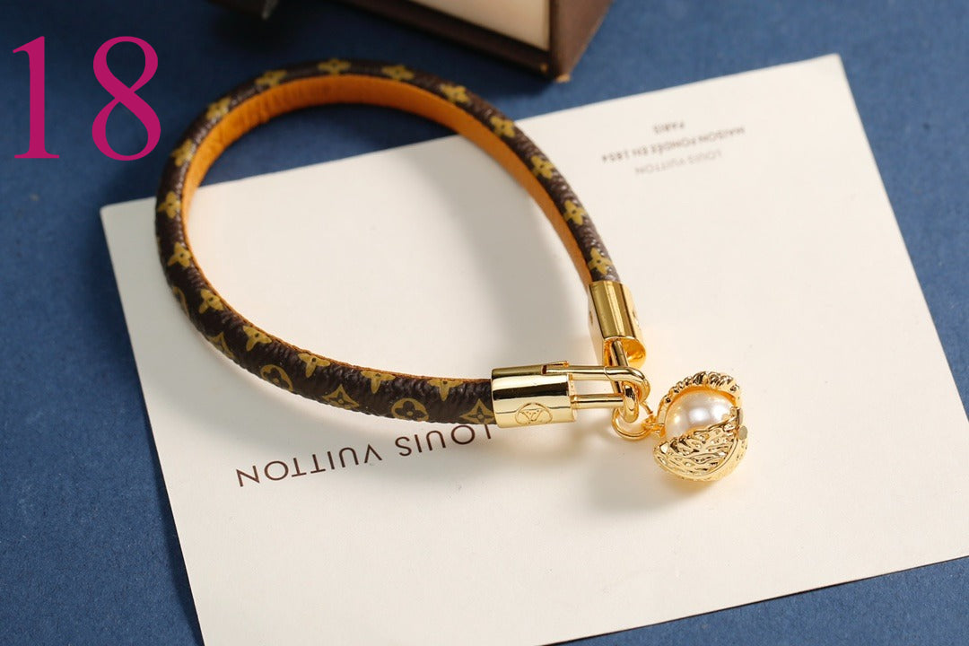 Monogram Charm Strap Bracelets - 21 Style Options