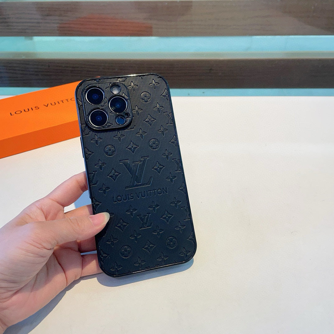 Embossed Monogram Phone Case