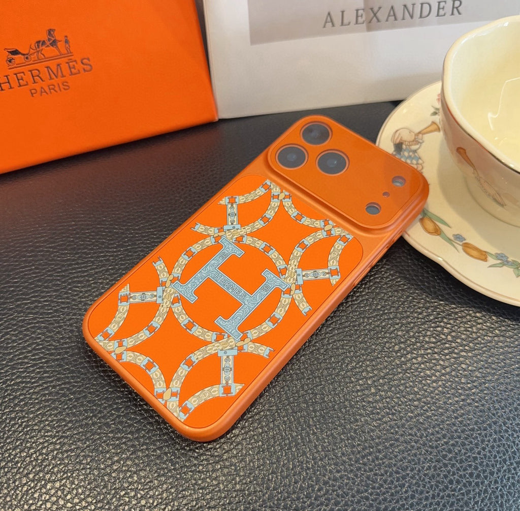 Funda para teléfono con estampado de arnés ecuestre