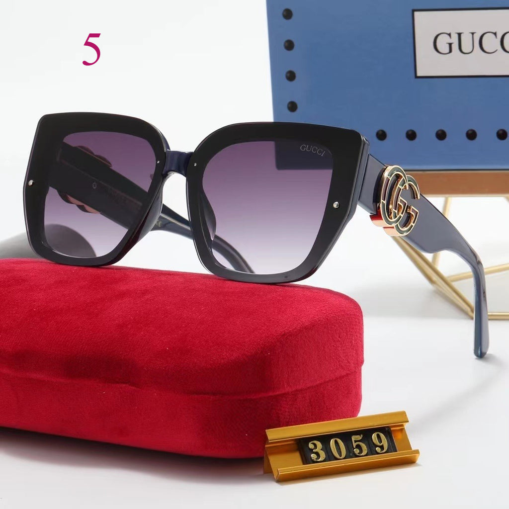 Gafas de sol cuadradas suaves extragrandes con monturas anchas