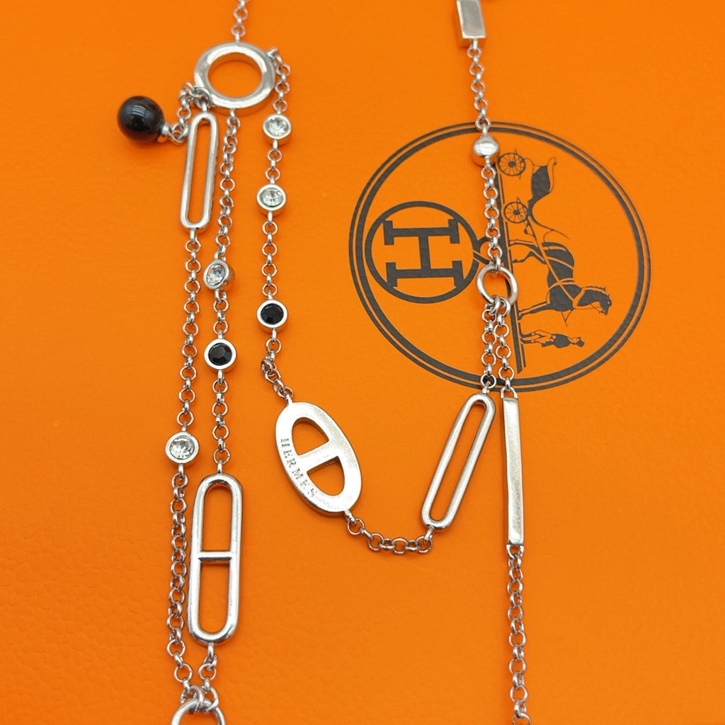 Collier chaîne Y à maillons mixtes