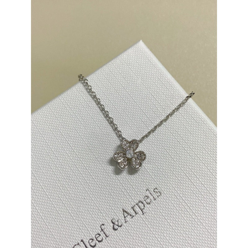 Clustered Flower Pendant Necklace - Size Options