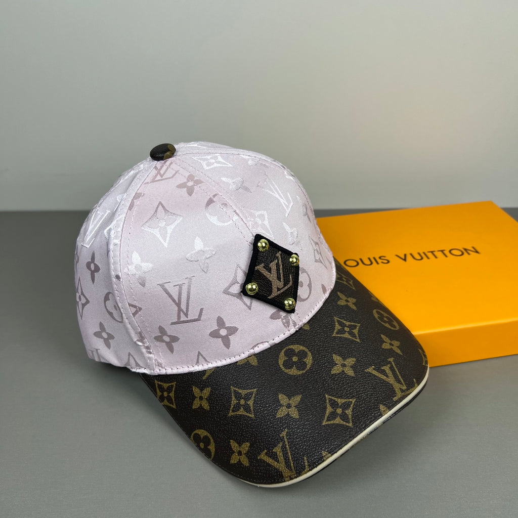Monogram Baseball Cap with Contrast Brim