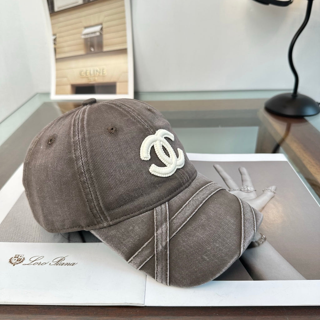 Raised Emblem Baseball Cap