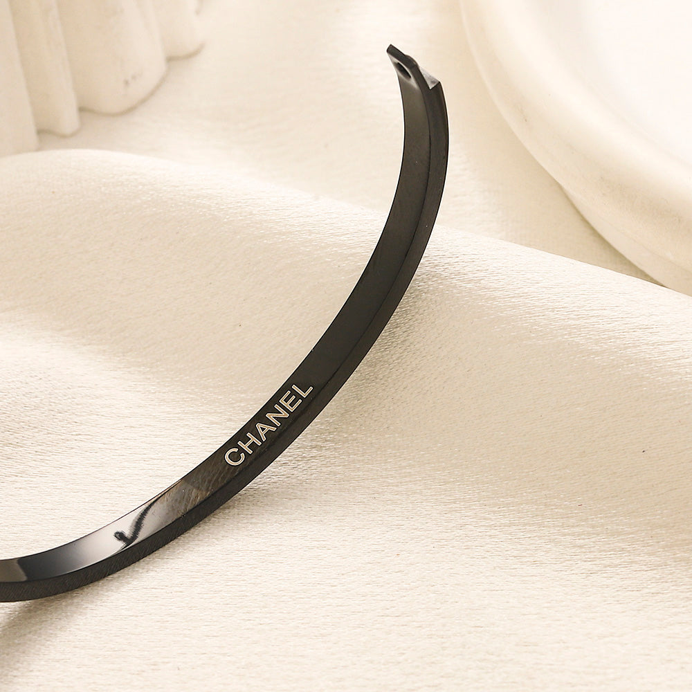 304 Stainless Steel Slim Interlocking-C Bangle Bracelet - Style Options
