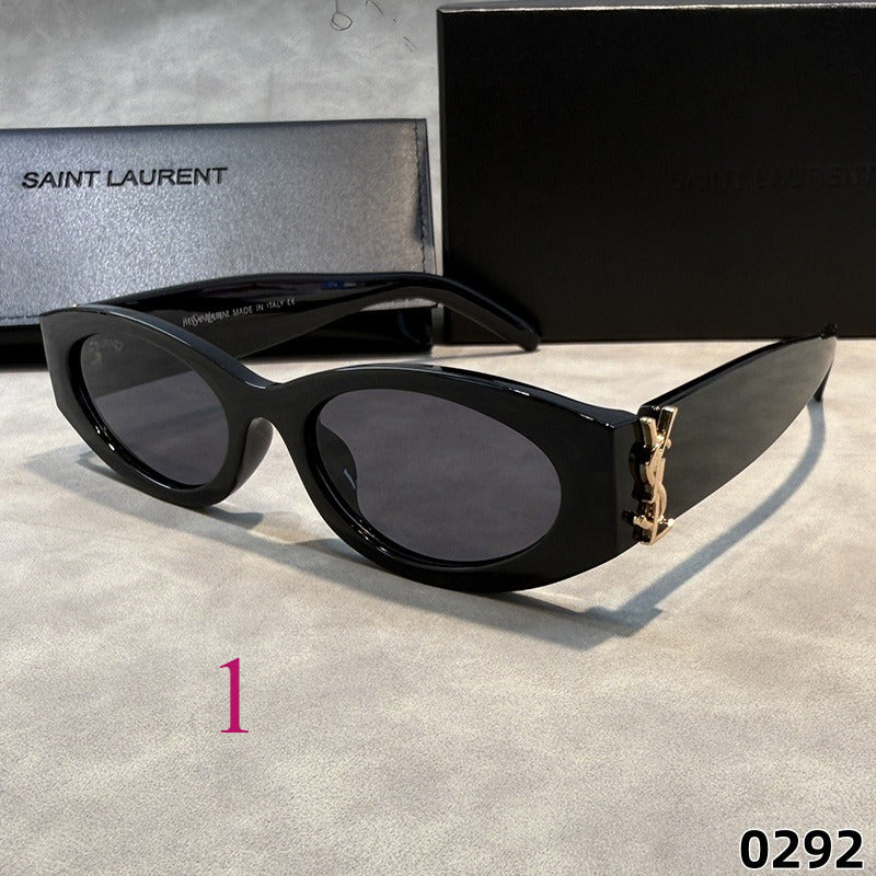 Gafas estrechas esculpidas - Opciones de lentes transparentes y tintadas