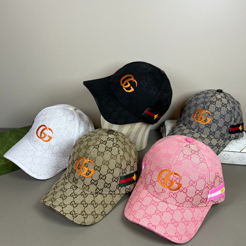 Small Monogram Baseball Cap with Embroidered Emblem
