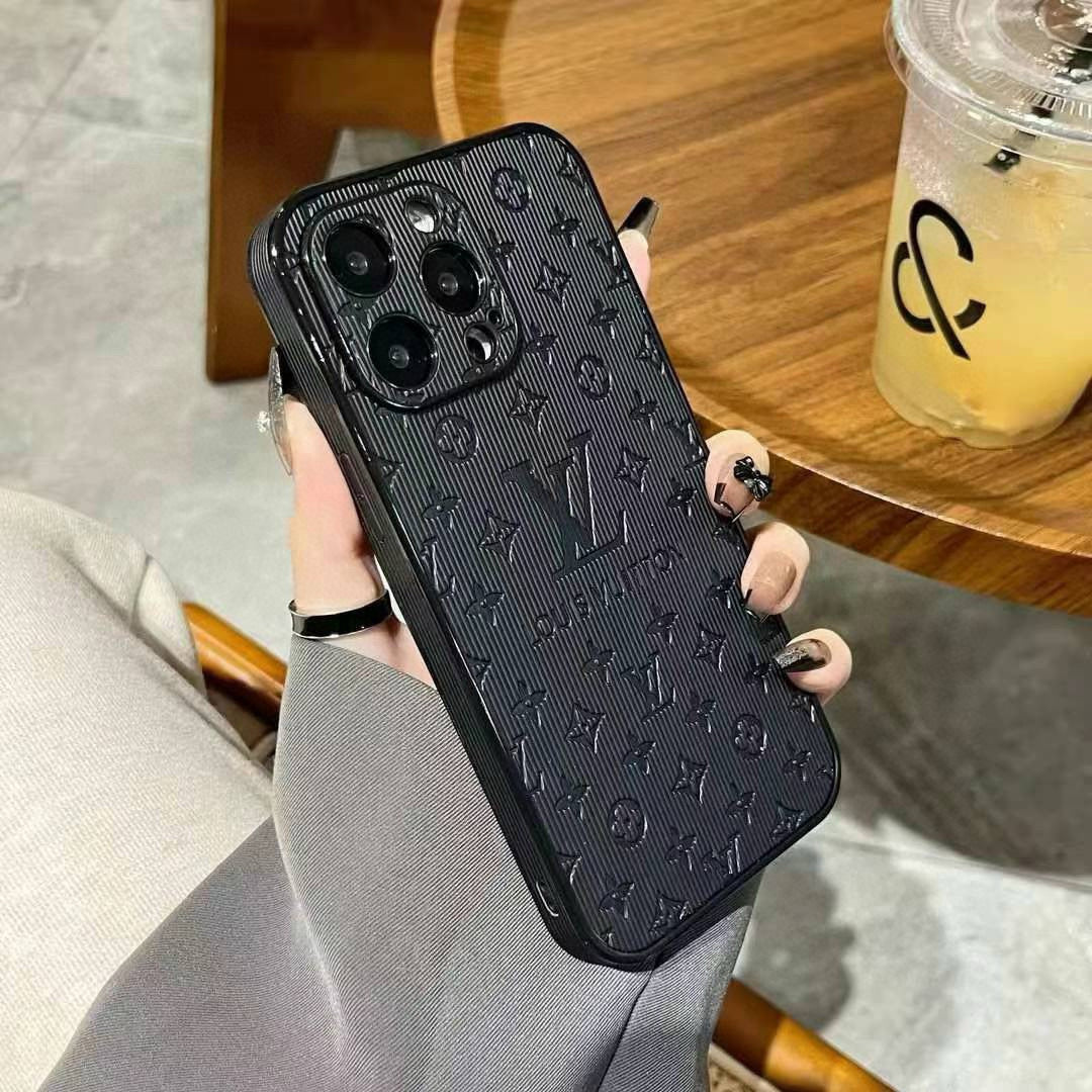 Embossed Monogram Phone Case