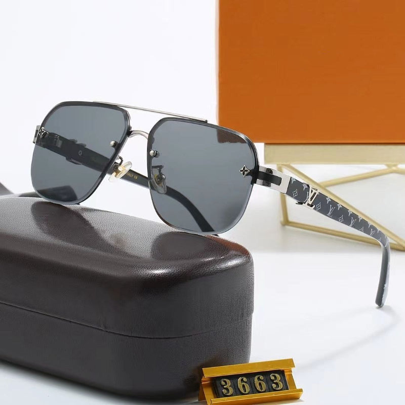Gafas de sol Navigator con patillas de metal estampadas