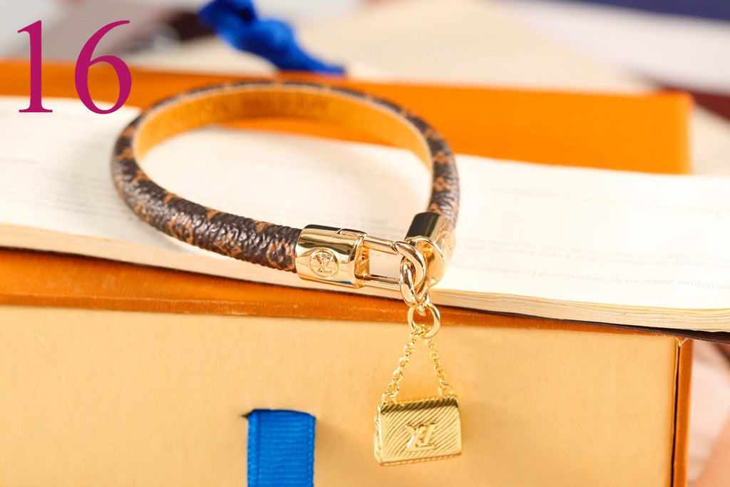 Monogram Strap Bracelets - 21 Style Options