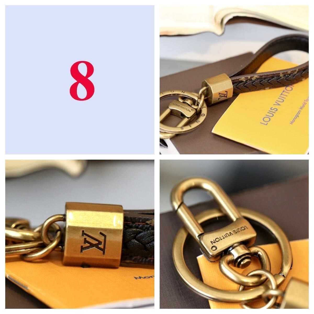Handbag & Letter Charm Keychain - Style Options