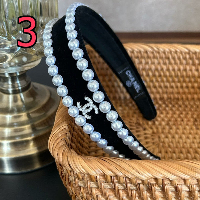 Satin-Look Padded Emblem Headband