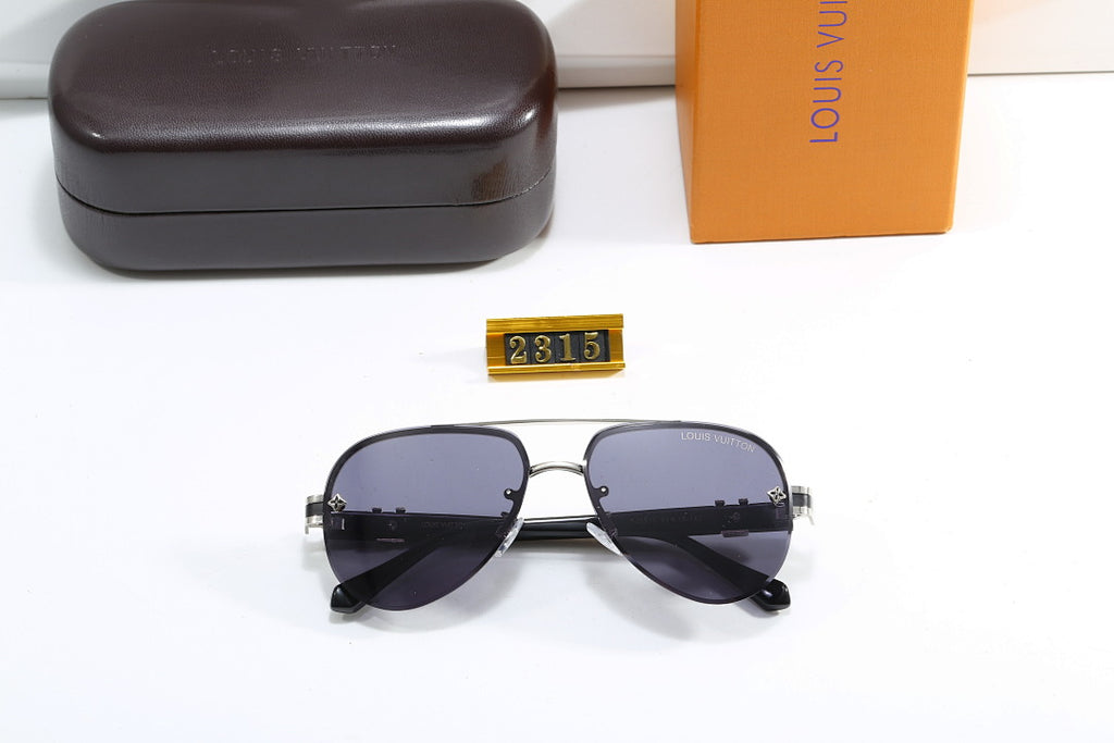 Gafas de sol Navigator con patillas de metal estampadas
