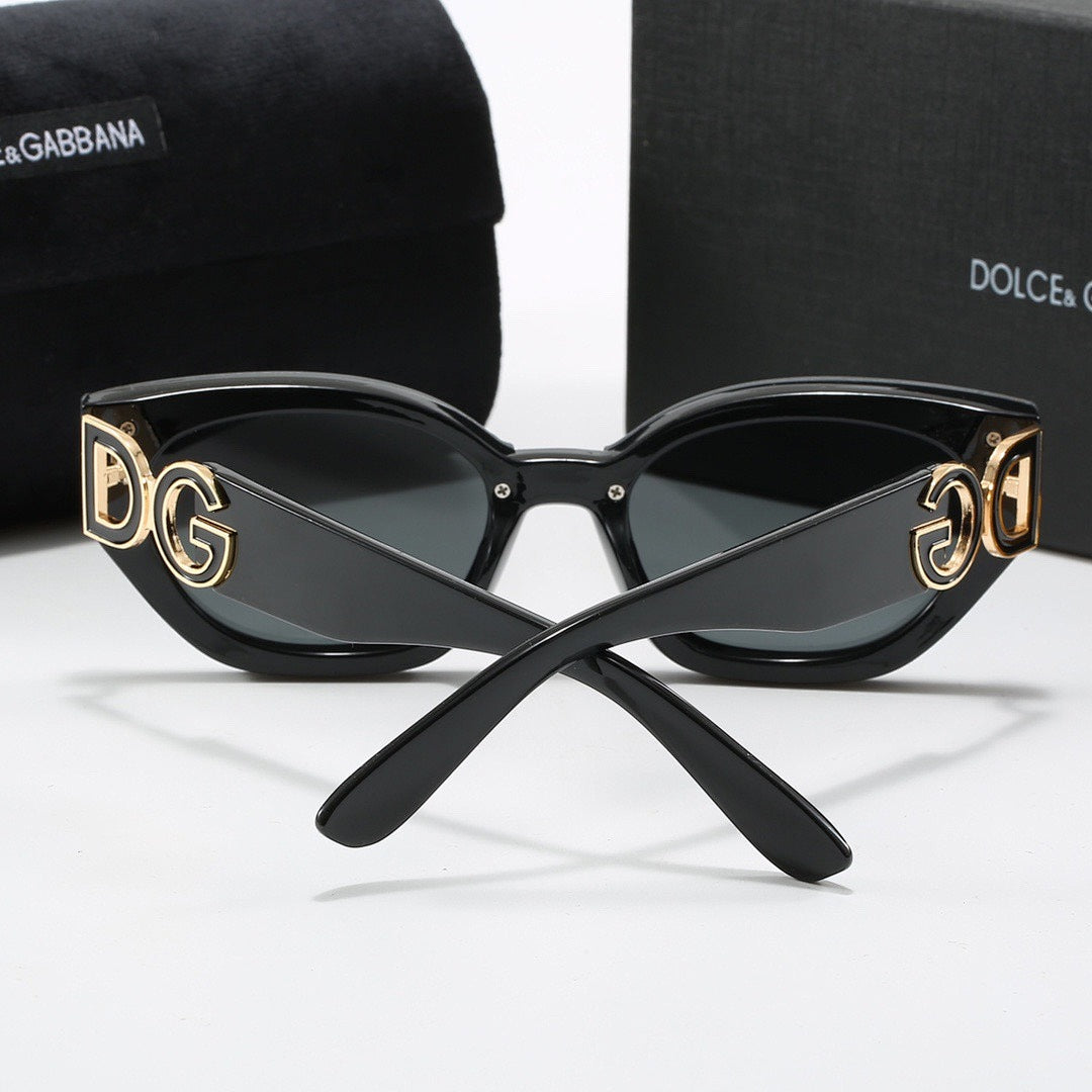Gafas de sol rectangulares de montura gruesa con bordes redondeados