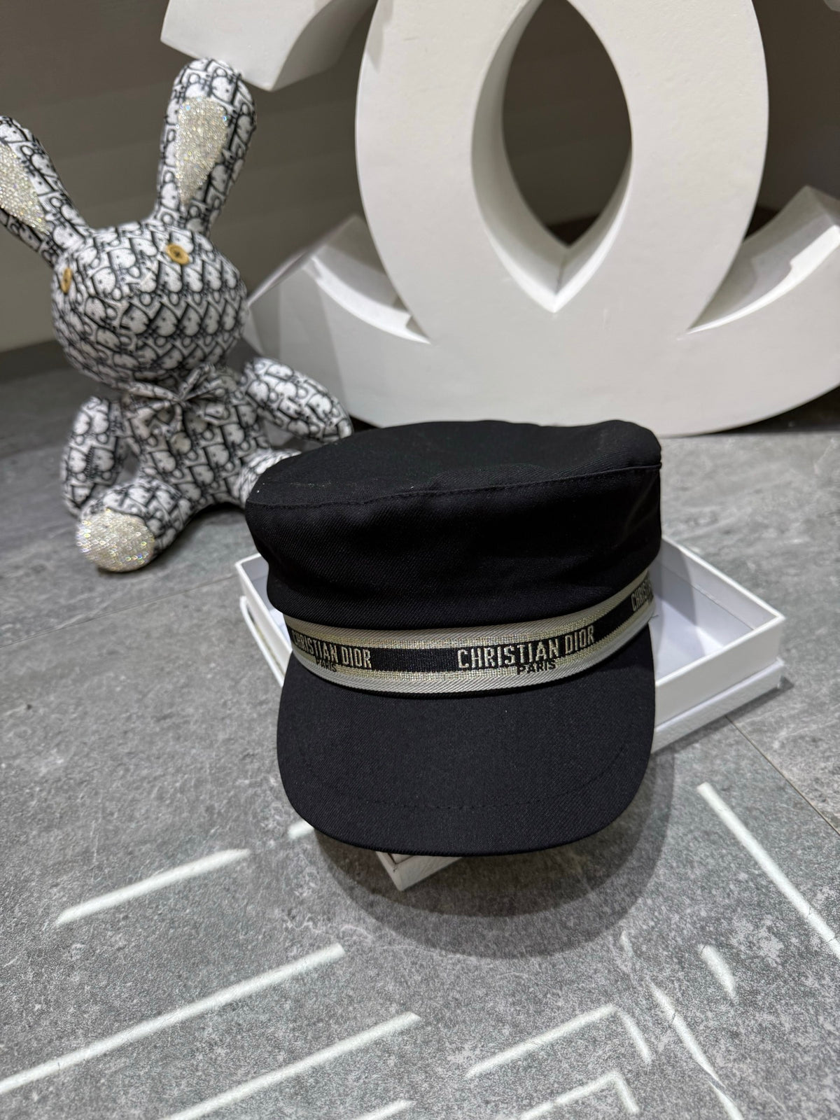 Lettered Band Baker Boy Cap