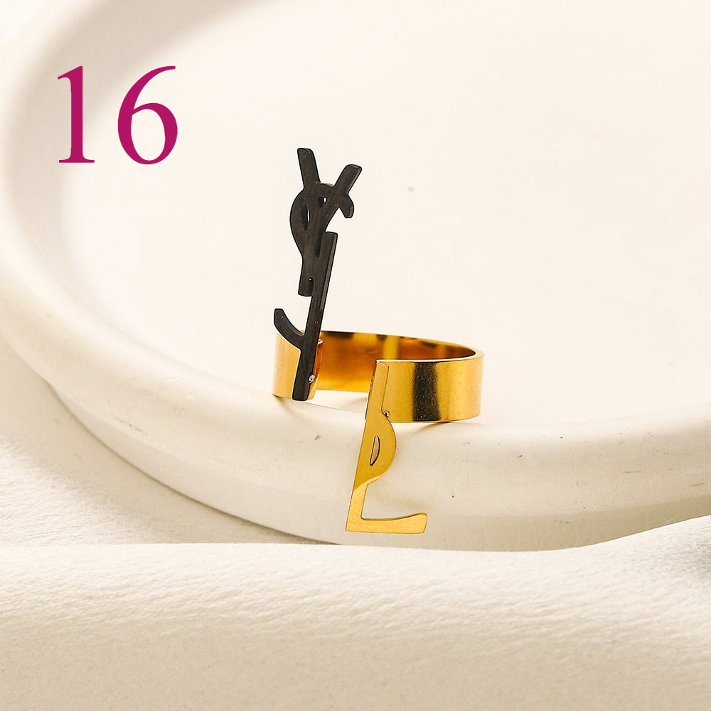 Open Adjustable Ring - Motif Style Options