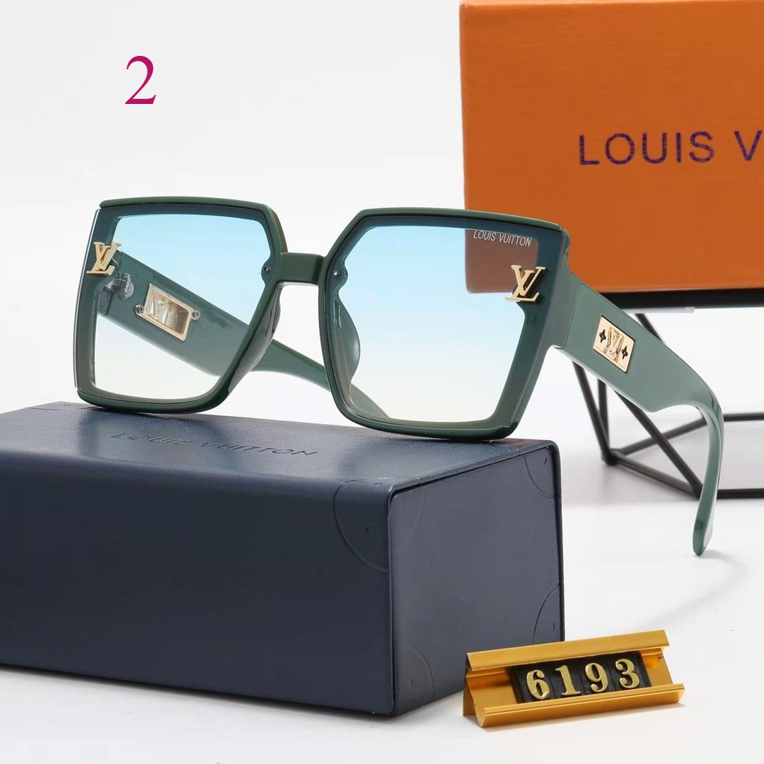 Gafas de sol cuadradas extragrandes con parte superior plana
