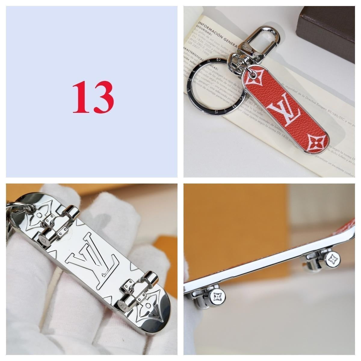 Handbag & Letter Charm Keychain - Style Options