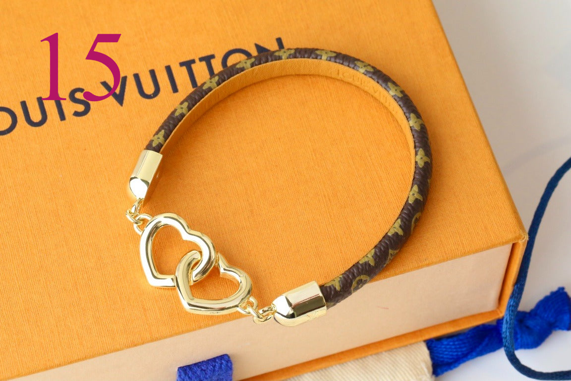 Monogram Charm Strap Bracelets - 21 Style Options