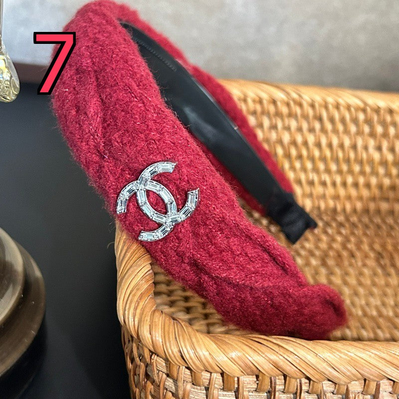 Satin-Look Padded Emblem Headband