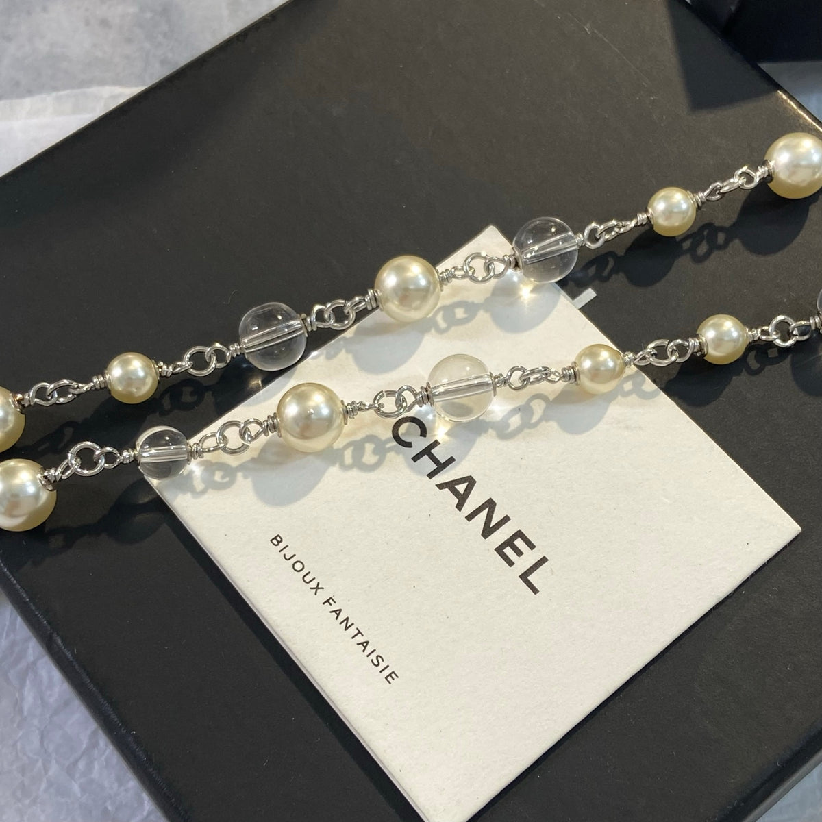 Faceted Bead Necklace with Star Pendant