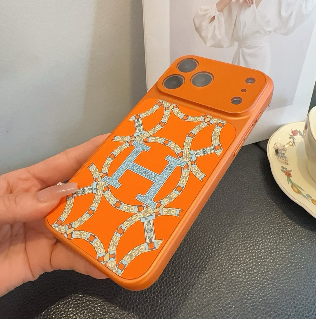 Funda para teléfono con estampado de arnés ecuestre