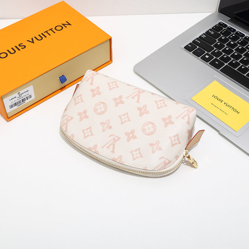 Monogram Zip Cosmetic Pouch 003
