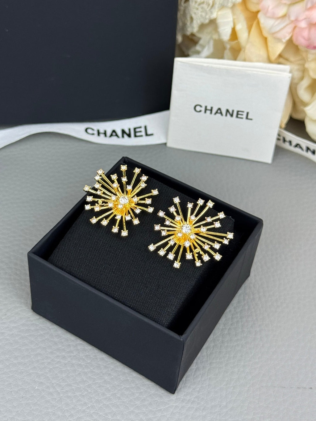 Pendientes de tuerca grandes Sunburst