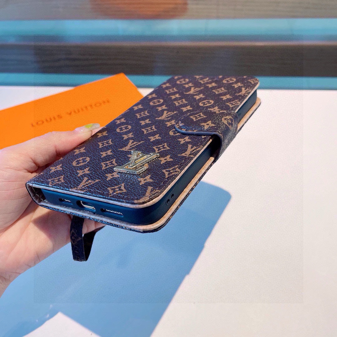 Monogram Folio Phone Case with Wrist Strap