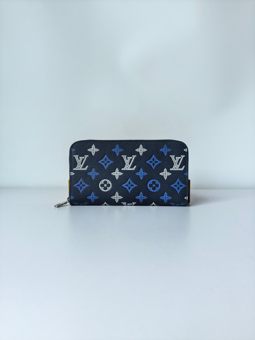 Portefeuille long multicolore à monogramme 005